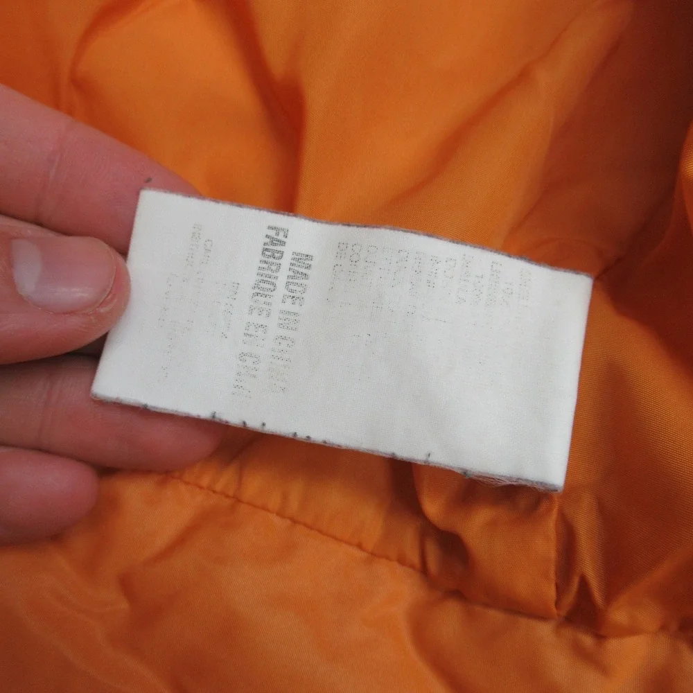 Columbia Down? Jacket Youth 18/20 XL Orange Insulated Quilted Puffer Winter Snow